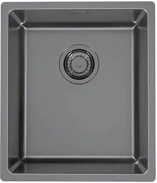 Фото товара: ALVEUS KOMBINO 20 MONARCH ANTHRACITE SA, мойка, нерж. сталь, антрацит (в компл. с выпуском без сиф.)