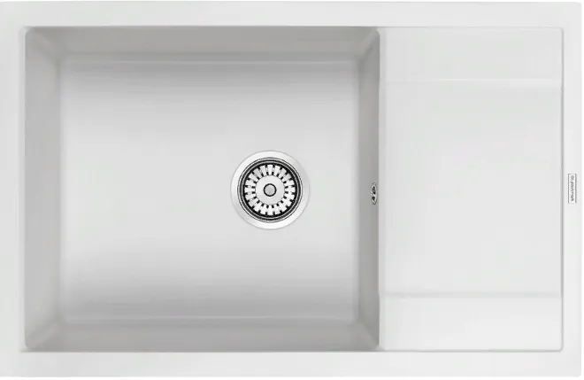 Детальное фото товара: Paulmark FLUGEN 60, мойка, гранит, белый