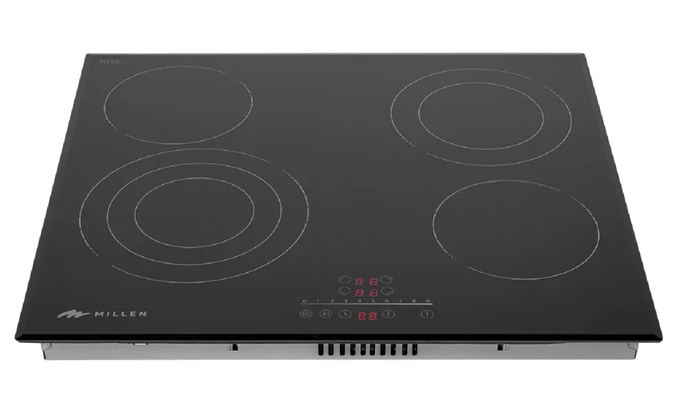 Детальное фото товара: MILLEN MEH 602 BL стеклокерамическая поверхность