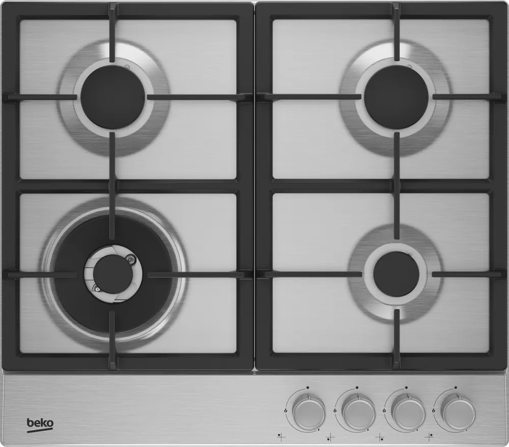 Фото товара: Beko BHGM6422K5WX газовая поверхность