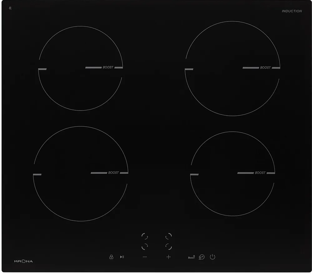 Фото товара: Krona MAGIER 60 BL 4BTK индукционная поверхность