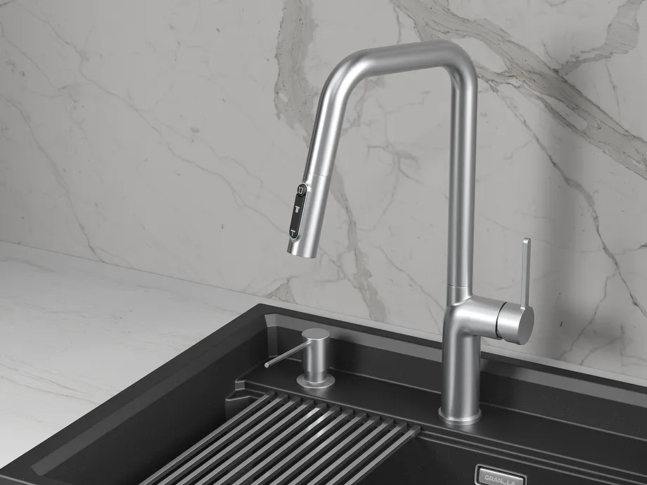 Детальное фото товара: GRANULA 9011 смеситель, нержавеющая сталь