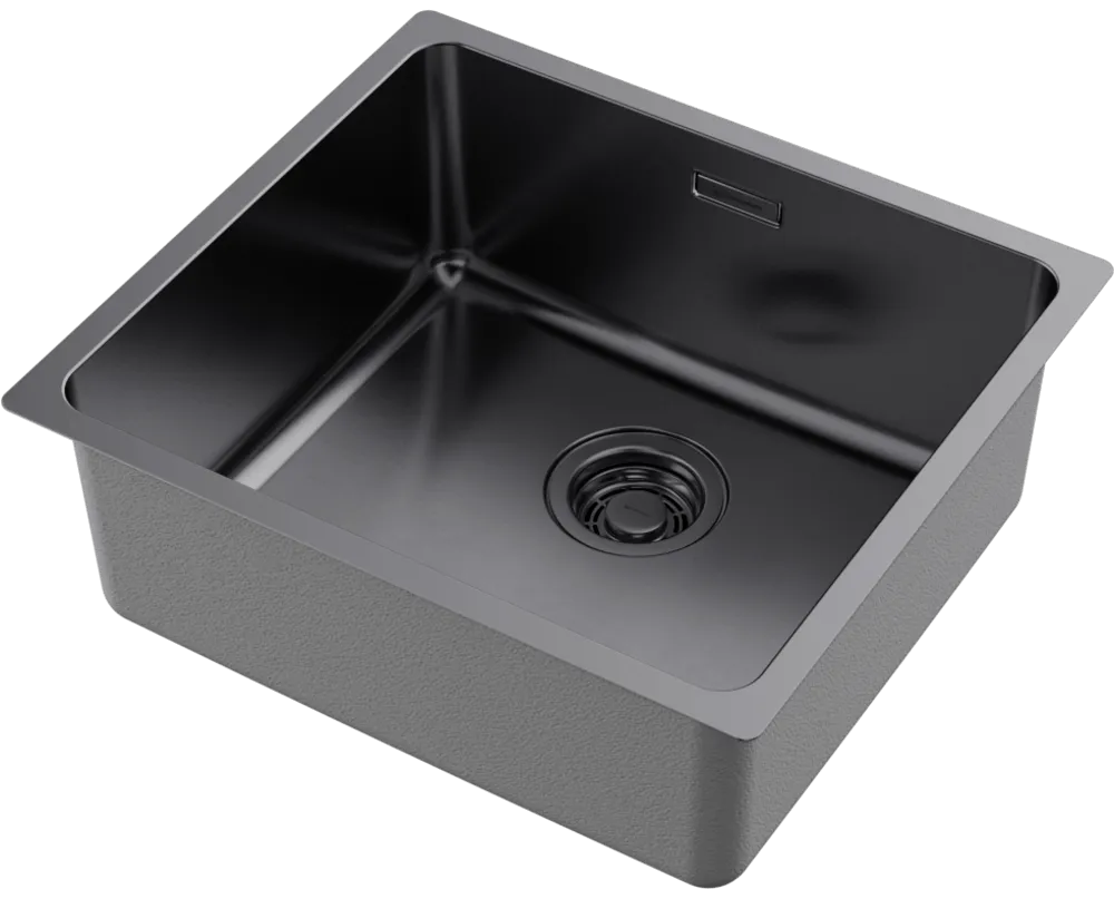 Детальное фото товара: Omoikiri Tadzava 49-U-GM, мойка, нержавеющая сталь/вороненая сталь