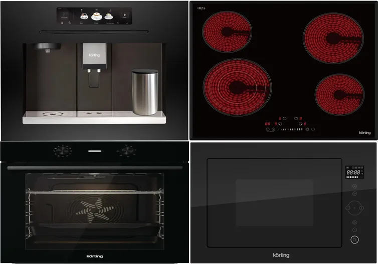 Фото товара: KORTING HK 63500 B + OKB 2820 EN + KMI 825 TGN + KCM 9830 BCG
