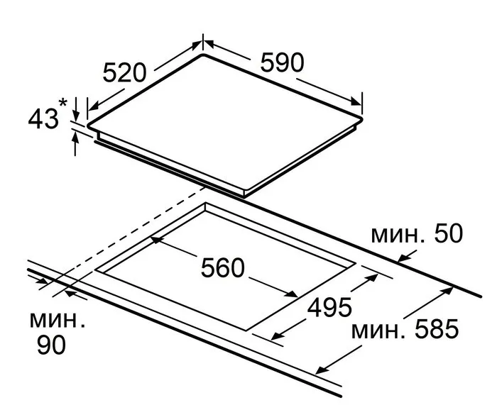 Схема встраивания