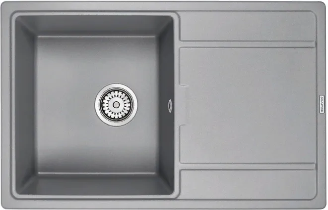 Детальное фото товара: Paulmark FLUGEN 50-780, мойка, гранит, серый металлик
