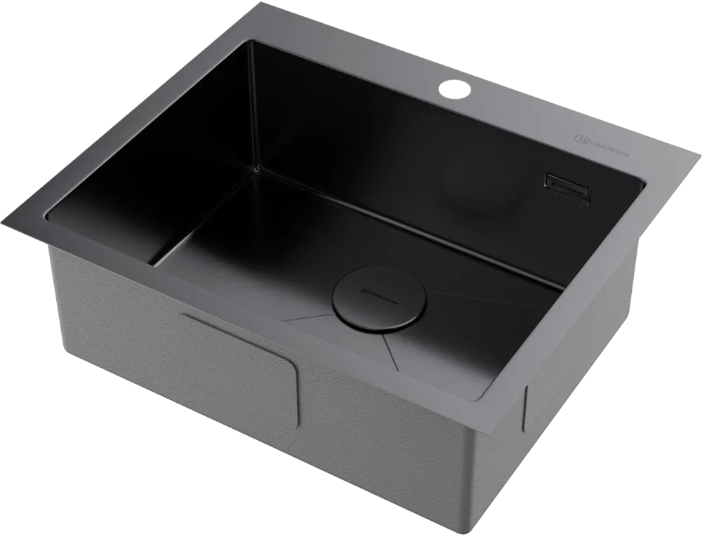 Детальное фото товара: Omoikiri Akisame 59-GM, мойка, нержавеющая сталь/вороненая сталь