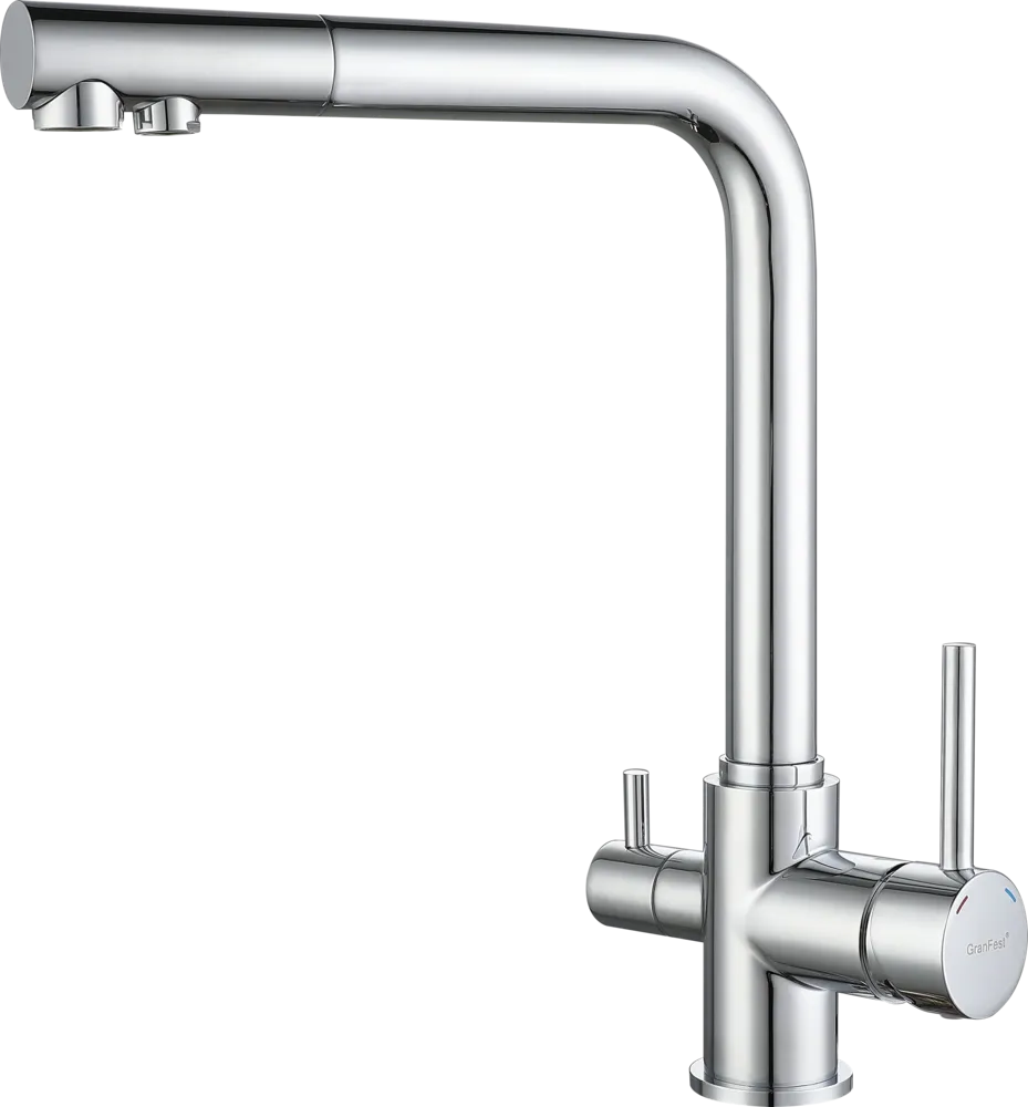 Фото товара: GranFest 3611, смеситель, хром