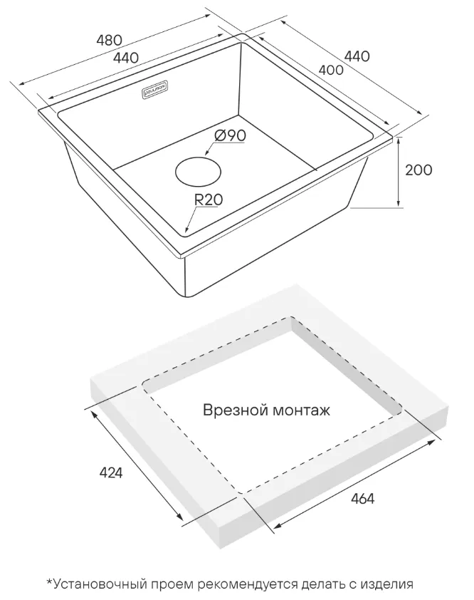 Схема встраивания