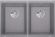 Фото товара: Blanco Subline 350/350-U, мойка, гранит, алюметаллик