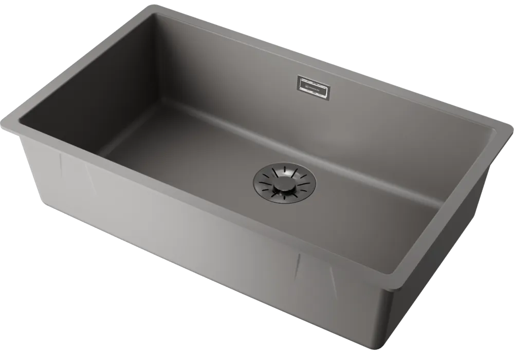 Детальное фото товара: Omoikiri Yamakawa 75-Integra-GR, мойка, керамика, ленинградский серый