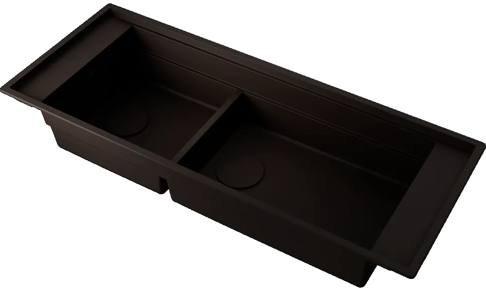 Детальное фото товара: Omoikiri Sintesi Pro 114-2-MO, мойка, керамика, мокко