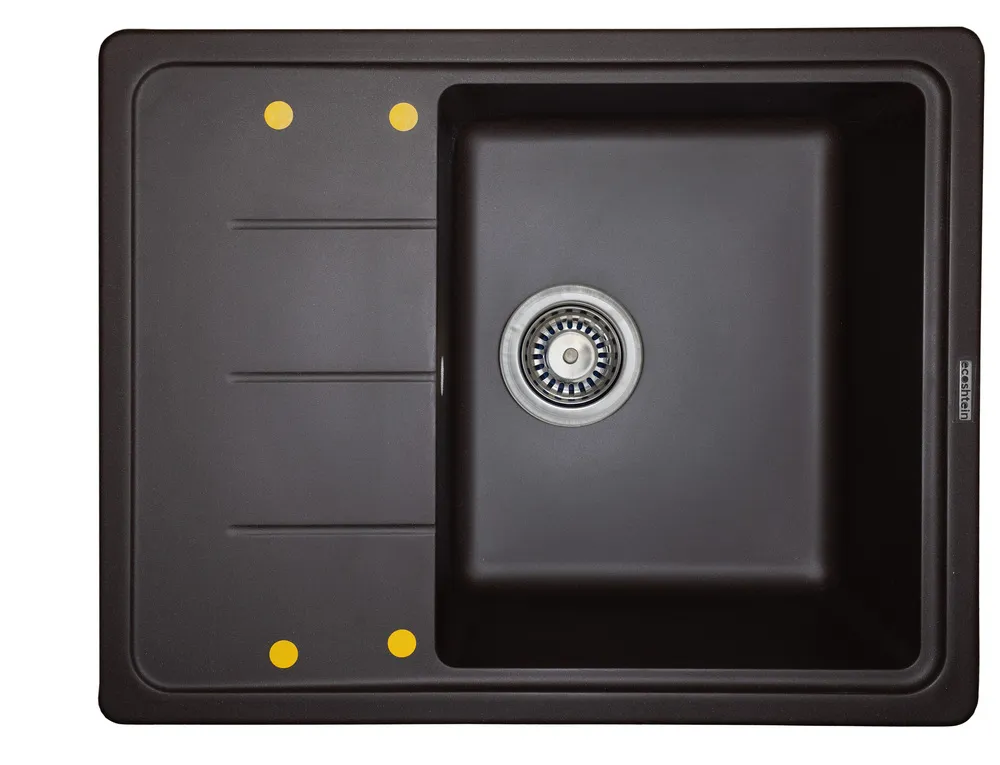 Фото товара: Ecoshtein RECHTECK 620, мойка, гранит, мокко