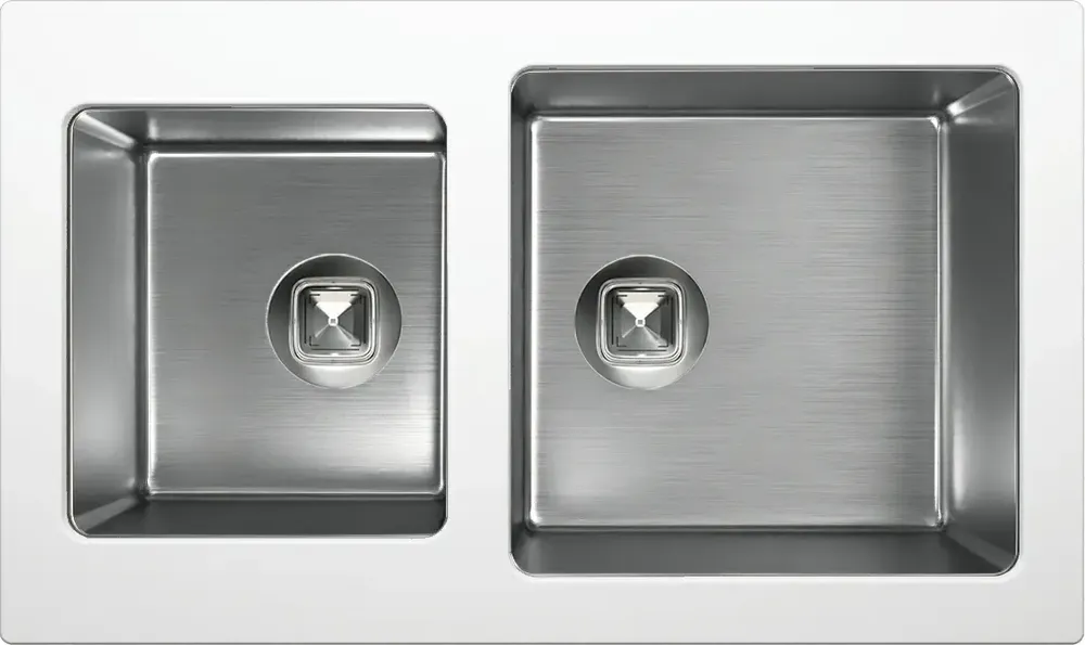 Фото товара: Tolero Twist TTS-840, мойка, гранит/нержавеющая сталь, туман