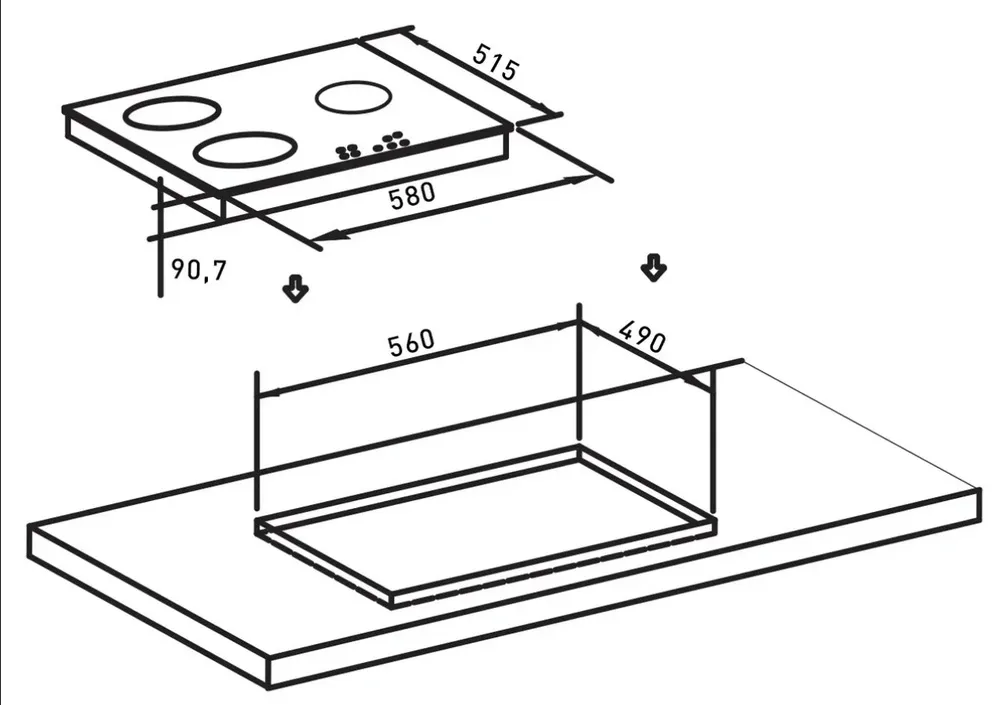 Детальное фото товара: making Oasis everywhere P-MNRP газовая поверхность