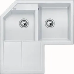 Фото товара: Blanco Metra 9 E, мойка, гранит, белая