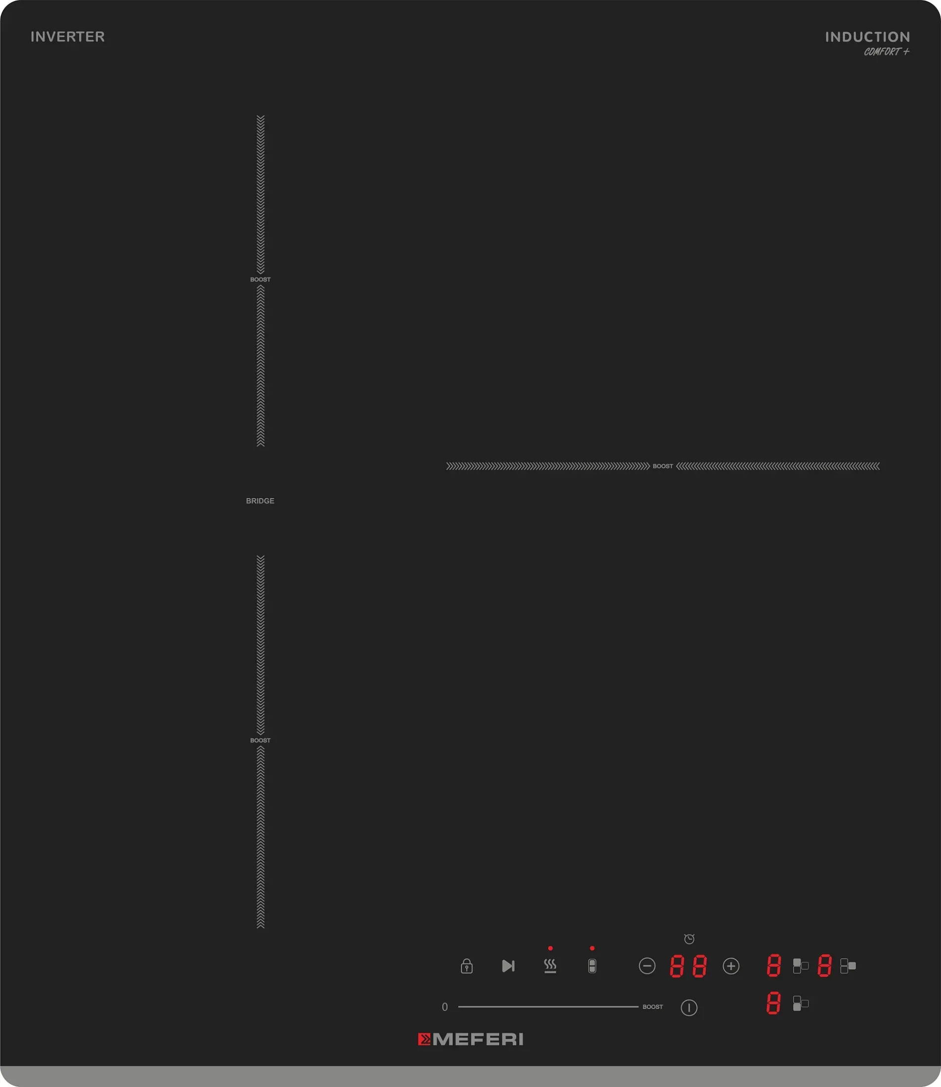 Фото товара: MEFERI MIH453BK COMFORT PLUS индукционная поверхность