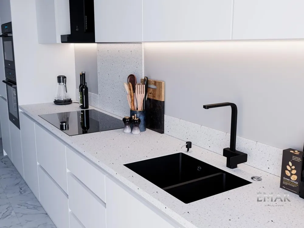 Детальное фото товара: Emar EMQ-2665.PL, мойка, гранит, морион