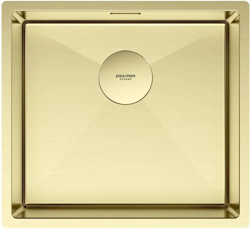 Детальное фото товара: Paulmark NEXT 48 UNI, мойка, нержавеющая сталь, светлое золото