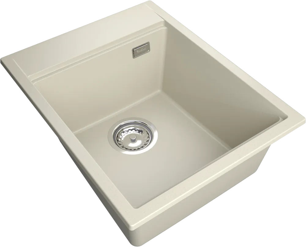 Детальное фото товара: Rivelato TESORO TR-405 beige scuro, мойка, гранит, тёмно-бежевый