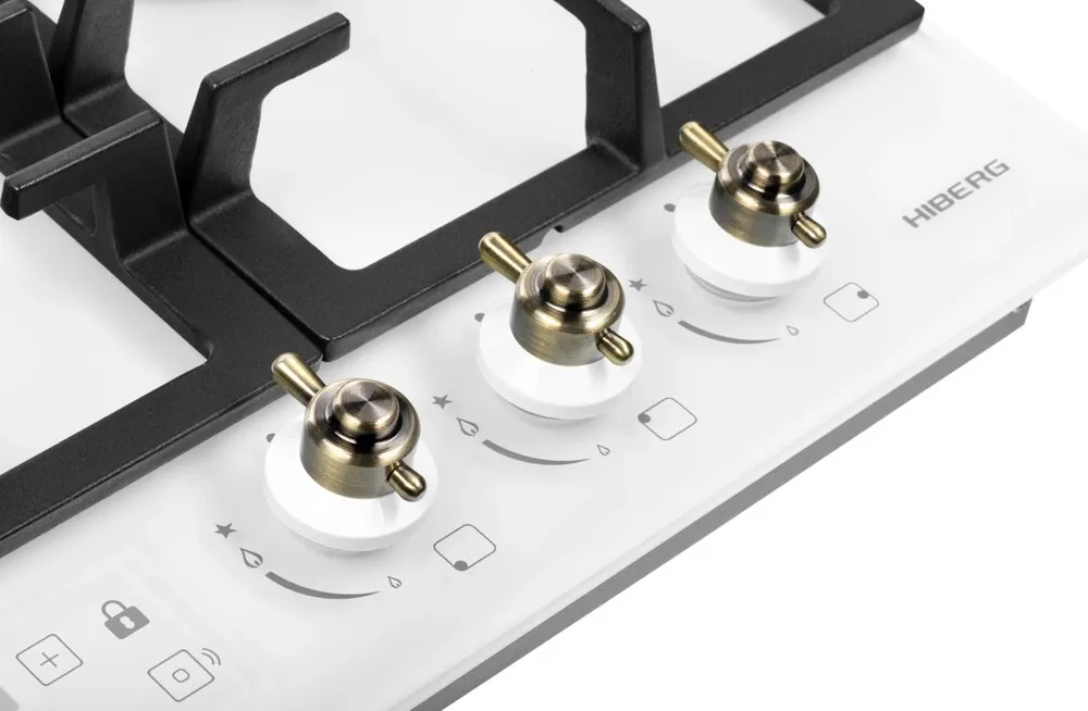 Детальное фото товара: HIBERG VM 4235 W газовая поверхность
