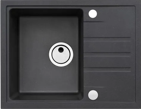 Фото товара: ALVEUS INTERMEZZO 30 GRANITAL CARBON - G91, мойка, гранит, черный (в комплекте с сифоном 1117292)