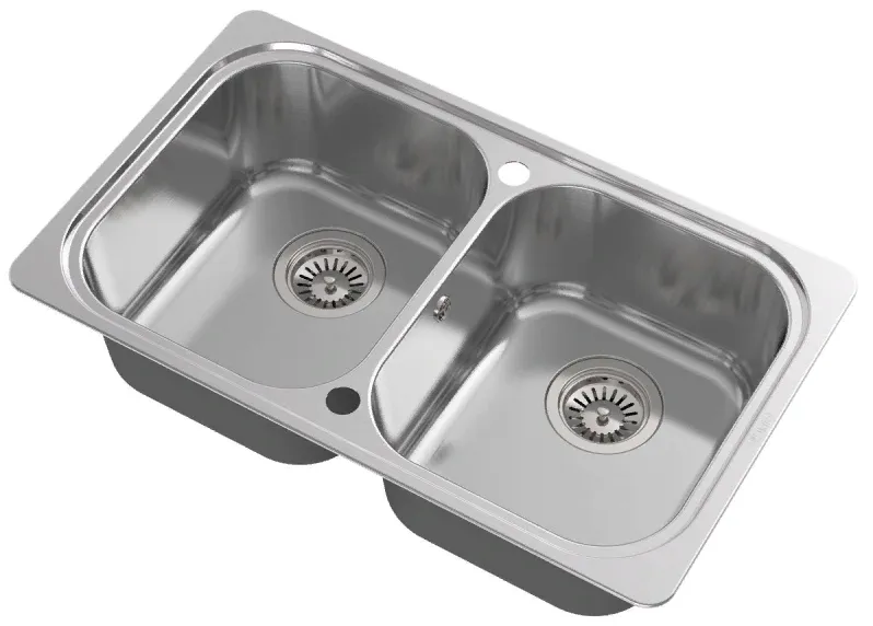 Фото товара: Oulin OL-S8905 (F&P), мойка, нержавеющая сталь сатин