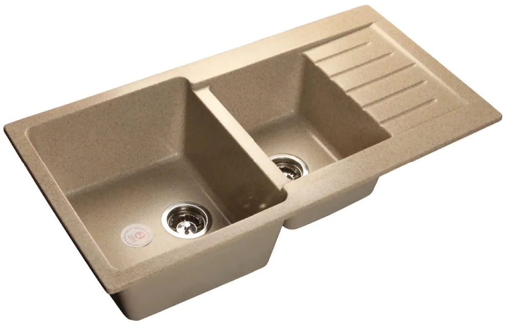 Фото товара: GranFest PRACTIK GF-P-980 KL, мойка, мрамор, песочный