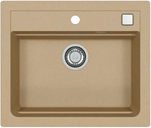 Фото товара: ALVEUS GRANITAL ATROX 30 BEIGE - G55, мойка, гранит, бежевый (в комплекте с сифоном 1132823)