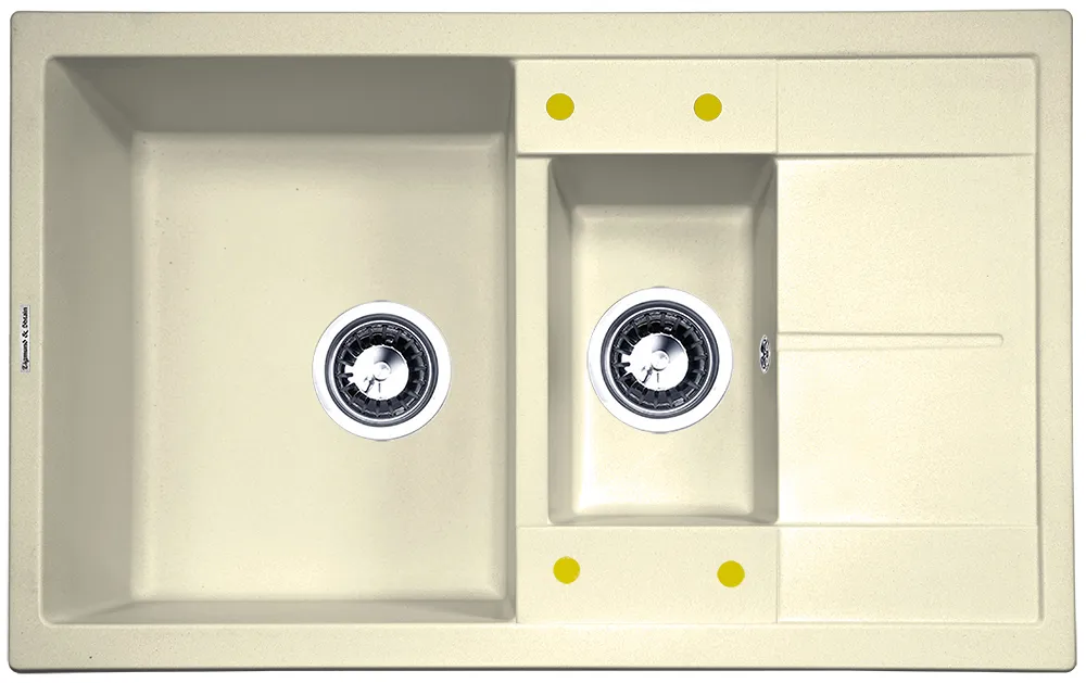 Фото товара: Zigmund & Shtain RECHTECK 780.2, мойка, молодое шампанское