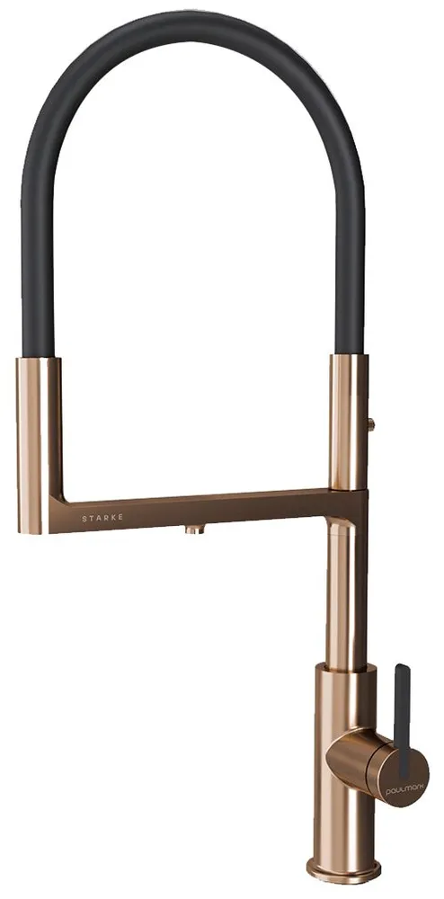 Фото товара: Paulmark TORNADO, смеситель, брашированная медь