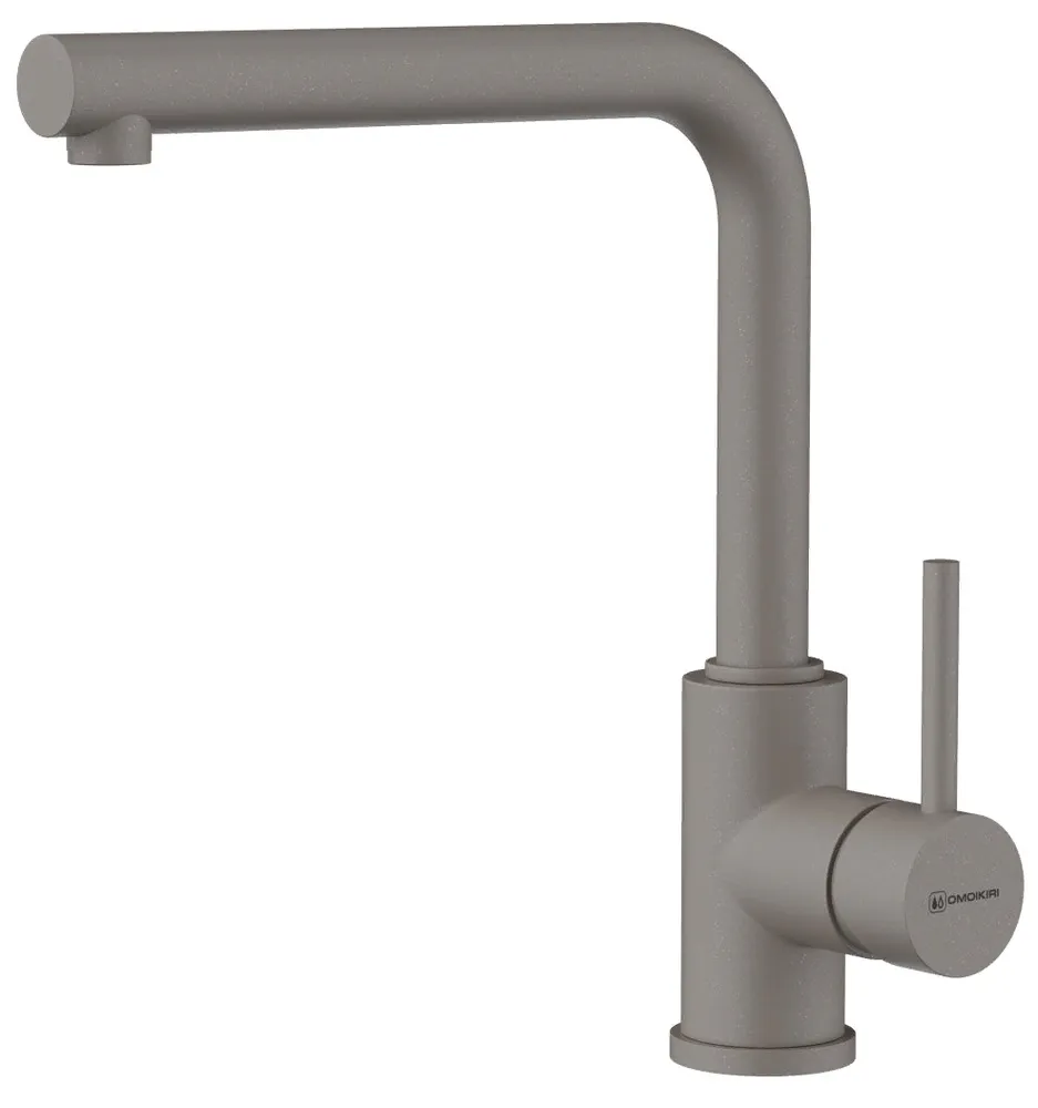Фото товара: Omoikiri Nakagawa-P-GR, смеситель, гранит, leningrad grey