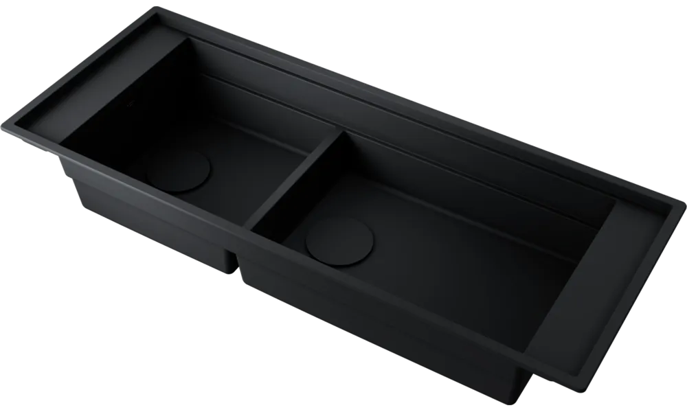 Детальное фото товара: Omoikiri Sintesi Pro 114-2-GB, мойка, керамика, графит