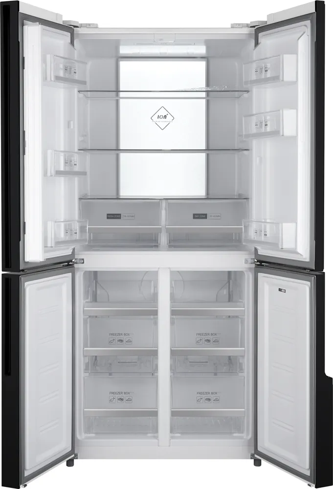 Детальное фото товара: Weissgauff WCD 450 White Rock Glass NoFrost Inverter