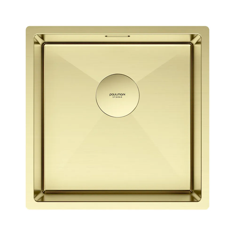 Детальное фото товара: Paulmark NEXT 44 UNI, мойка, нержавеющая сталь, светлое золото