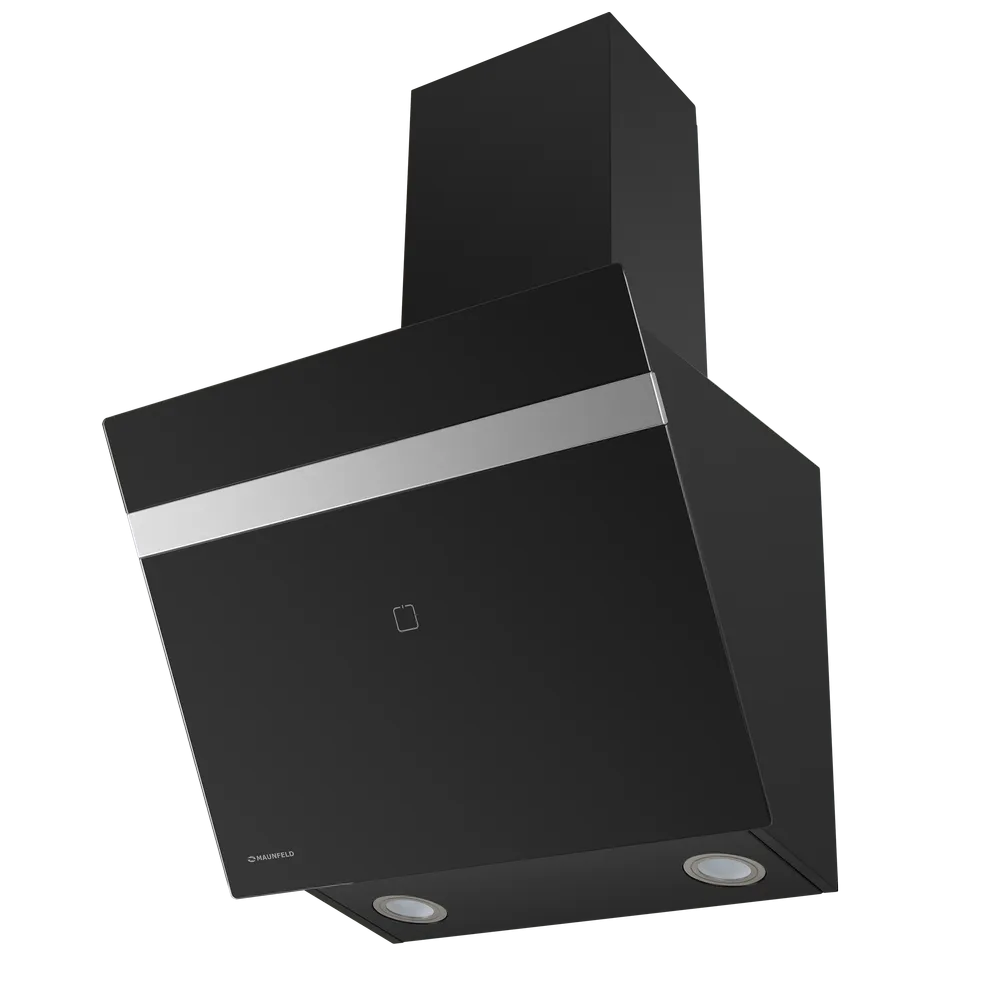 Фото товара: Maunfeld MEDWAY 60 Glass Black/Stripe Inox