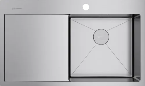 Фото товара: Omoikiri Akisame 86-IN-R, мойка, нержавеющая сталь, чаша справа