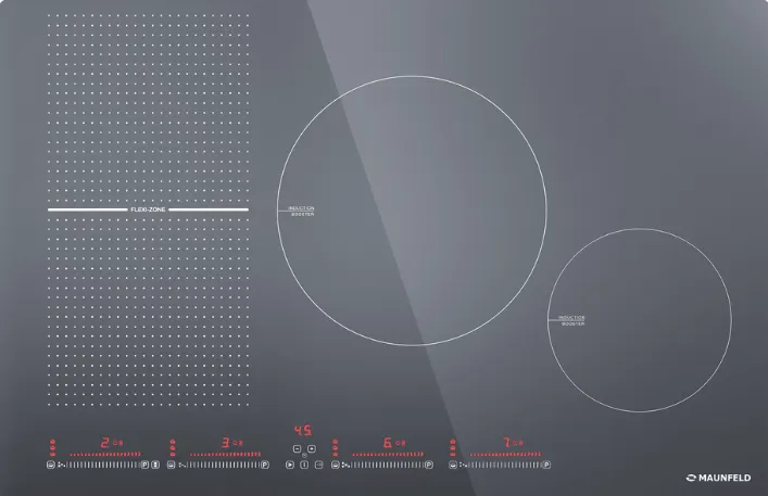 Фото товара: Maunfeld CVI804SFLGR индукционная поверхность