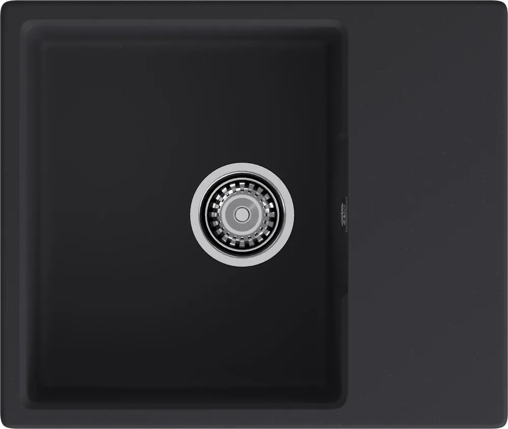 Фото товара: GranFest URBAN GF-UR-658L, мойка, гранит, черный