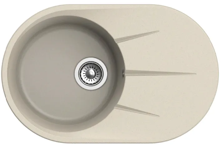 Фото товара: Ewigstein Rund R- 50F, мойка, гранит, темно-бежевый