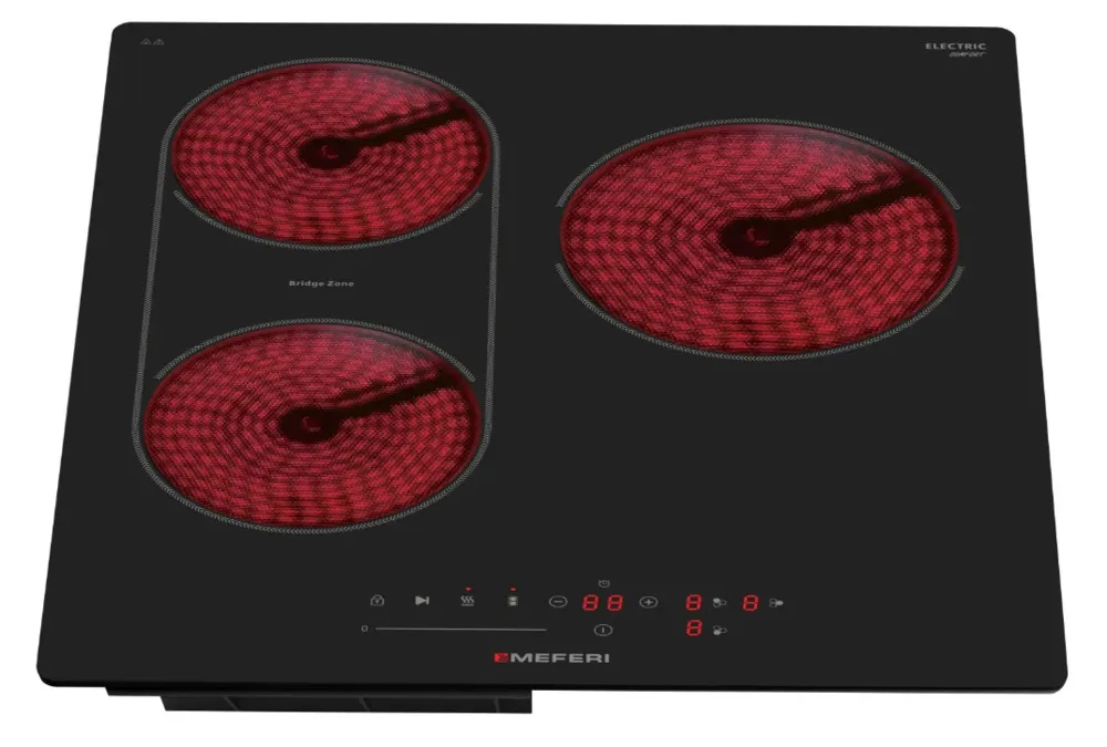 Детальное фото товара: MEFERI MEH453BK COMFORT стеклокерамическая поверхность