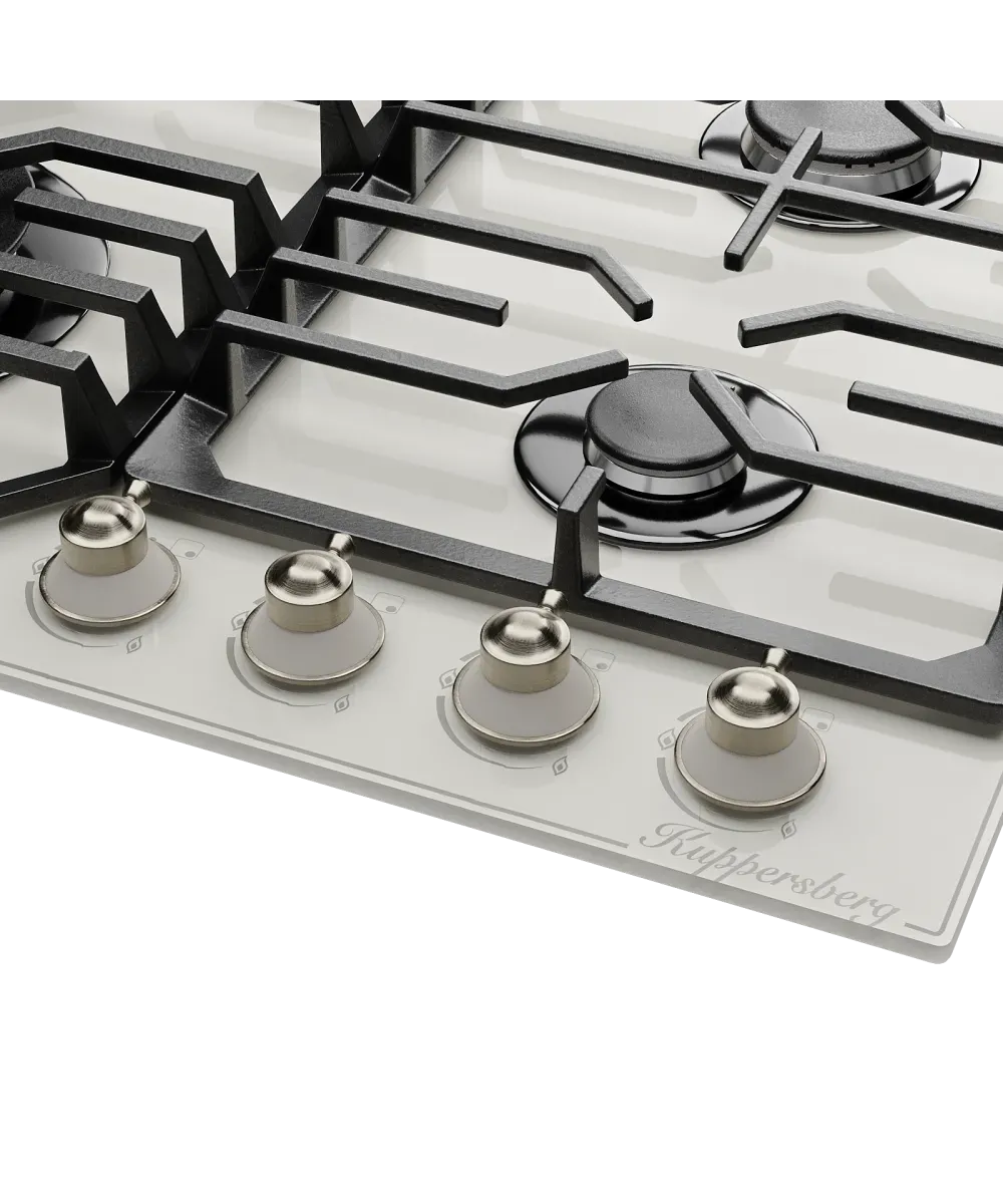 Детальное фото товара: Kuppersberg FG 601 W Silver газовая поверхность