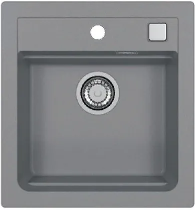 Детальное фото товара: ALVEUS GRANITAL ATROX 20 CONCRETE - G81, мойка, гранит, серый (в комплекте с сифоном 1132823)