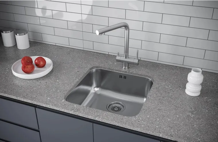 Детальное фото товара: KUCHENSTERN RUND 45, мойка, нержавеющая сталь