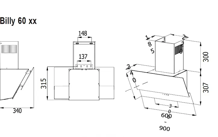 Детальное фото товара: Evelux Billy 60 WG