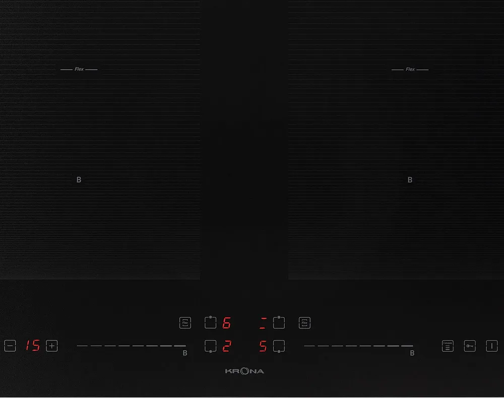 Детальное фото товара: Krona ONYX ih 60 BL индукционная поверхность