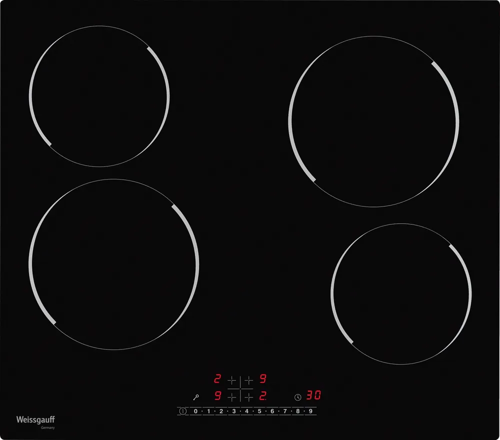 Фото товара: Weissgauff HV 640 BS стеклокерамическая поверхность