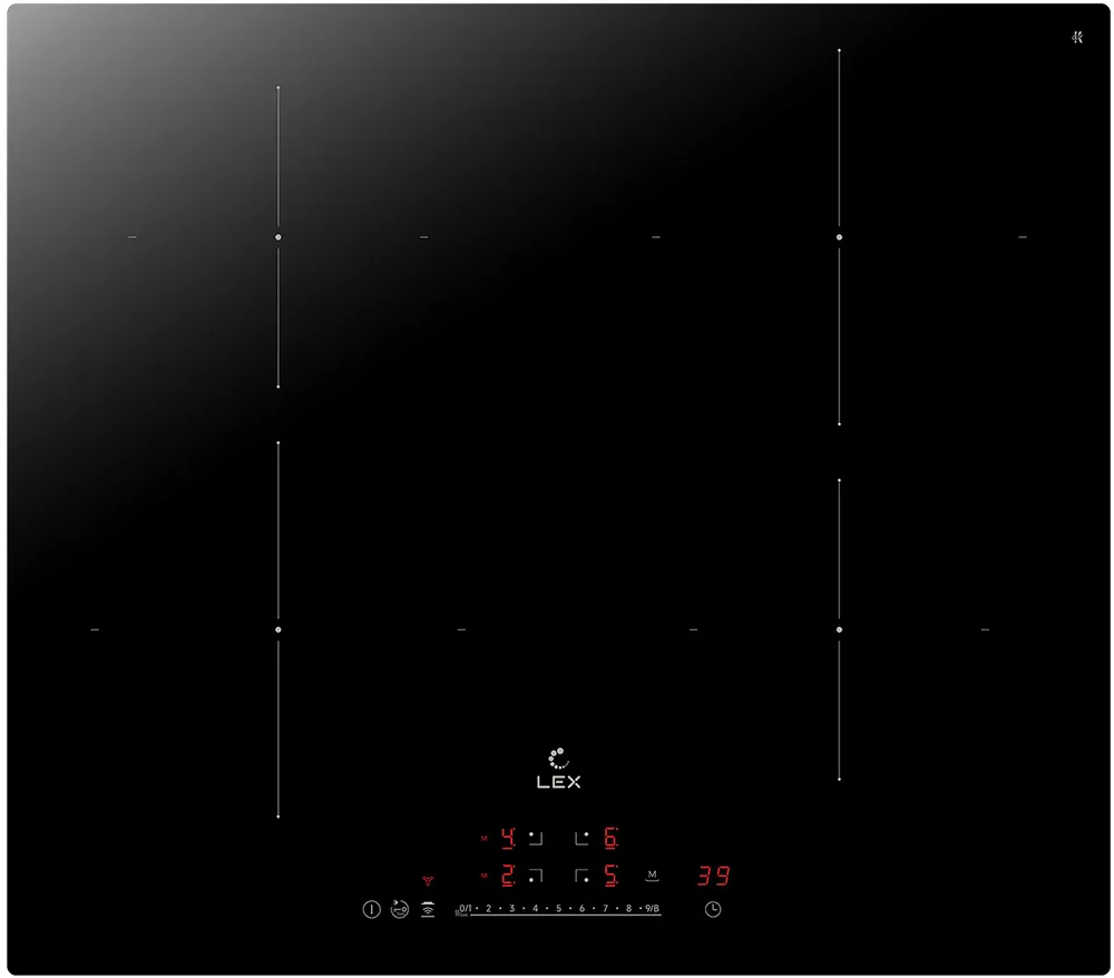 Фото товара: LEX EVI 640A I BL индукционная поверхность
