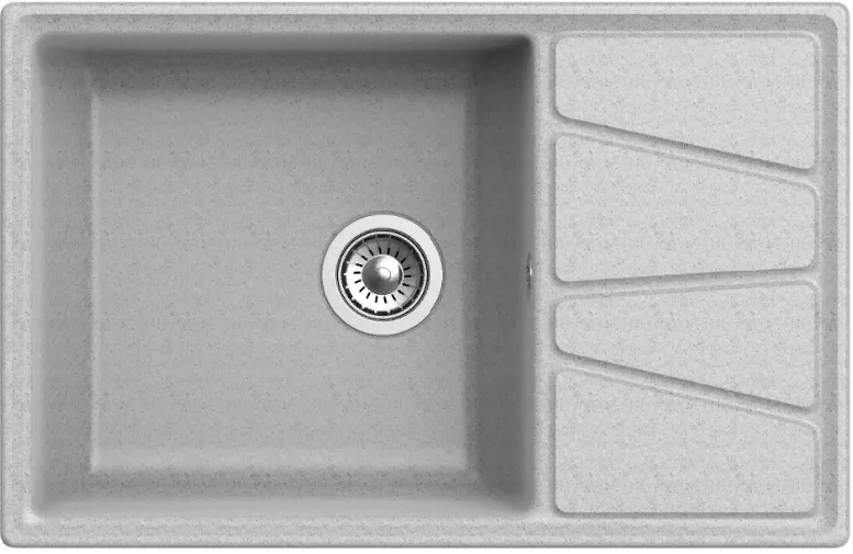 Детальное фото товара: GranFest VERTEX GF-V-780L, мойка, мрамор, серый