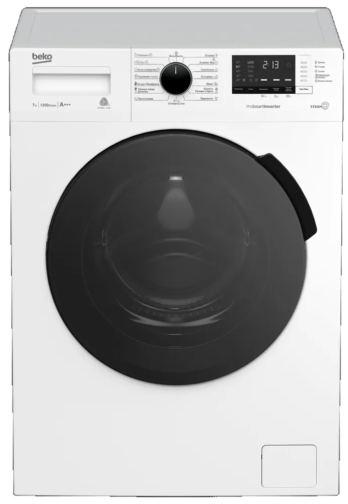 Детальное фото товара: Beko стирка WSPE7612W + сушка B3T47238